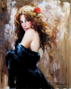 Women Painting - Pretty Woman AA 16 Impressionist